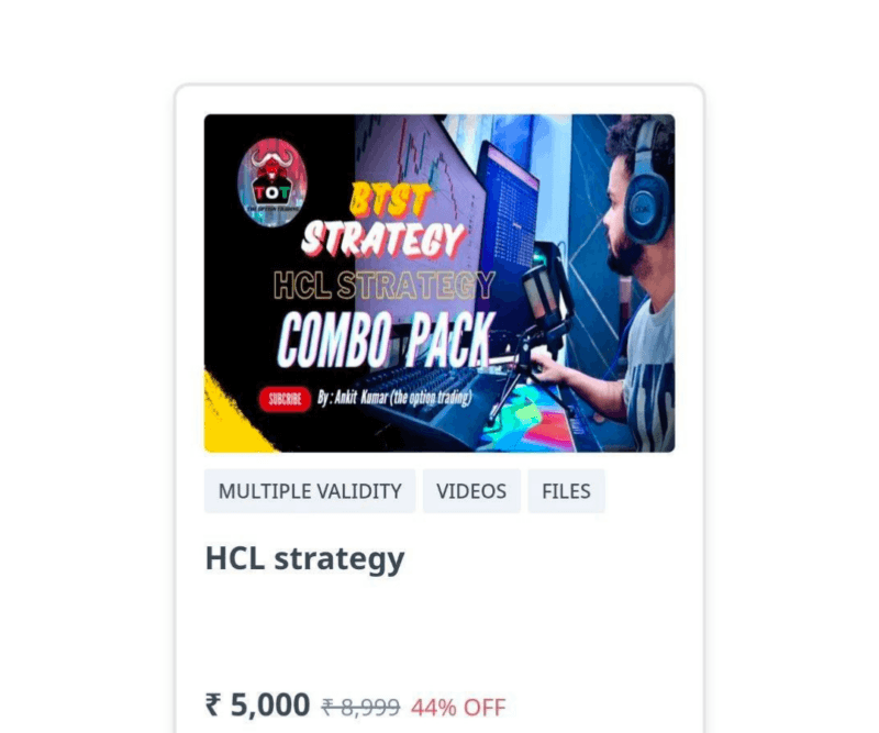 HCL Strategy By Ankit Kumar