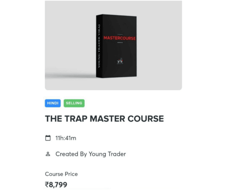 Young trader viraj Trap master course