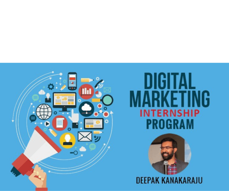 Digital Deepak Internship Program on Digital Marketing