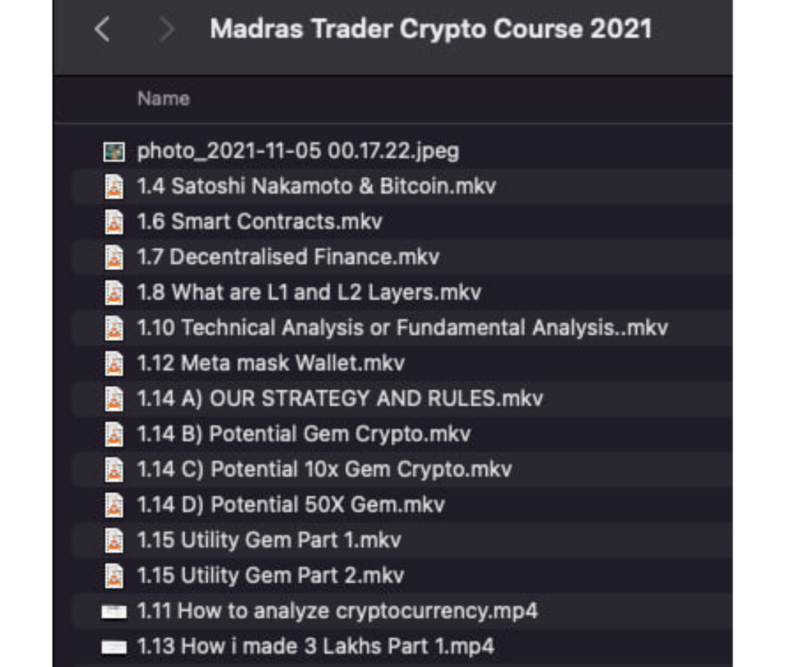 Madras Trader Crypto Course - Image 2